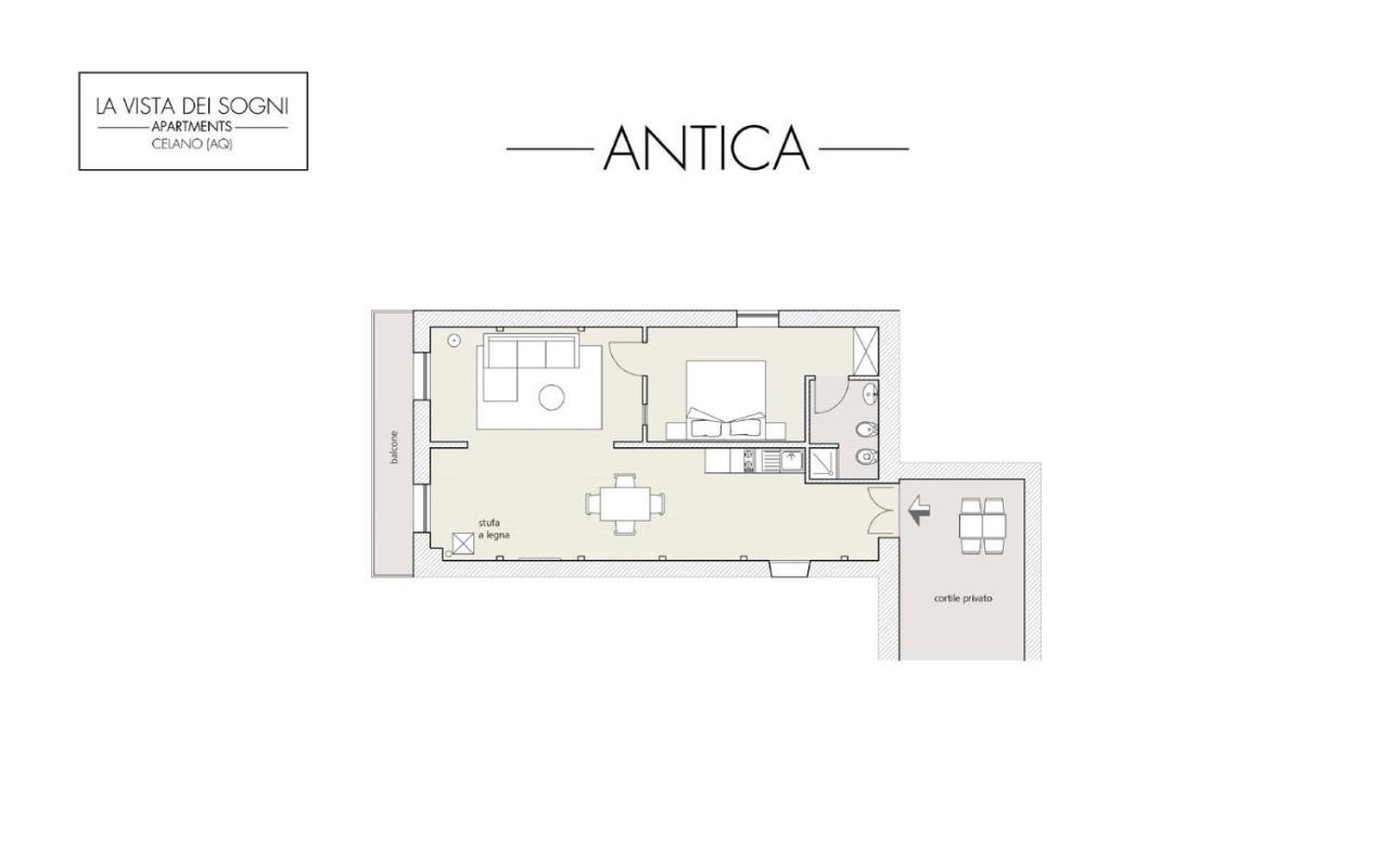 Lavistadeisogni Antica Celano Ngoại thất bức ảnh